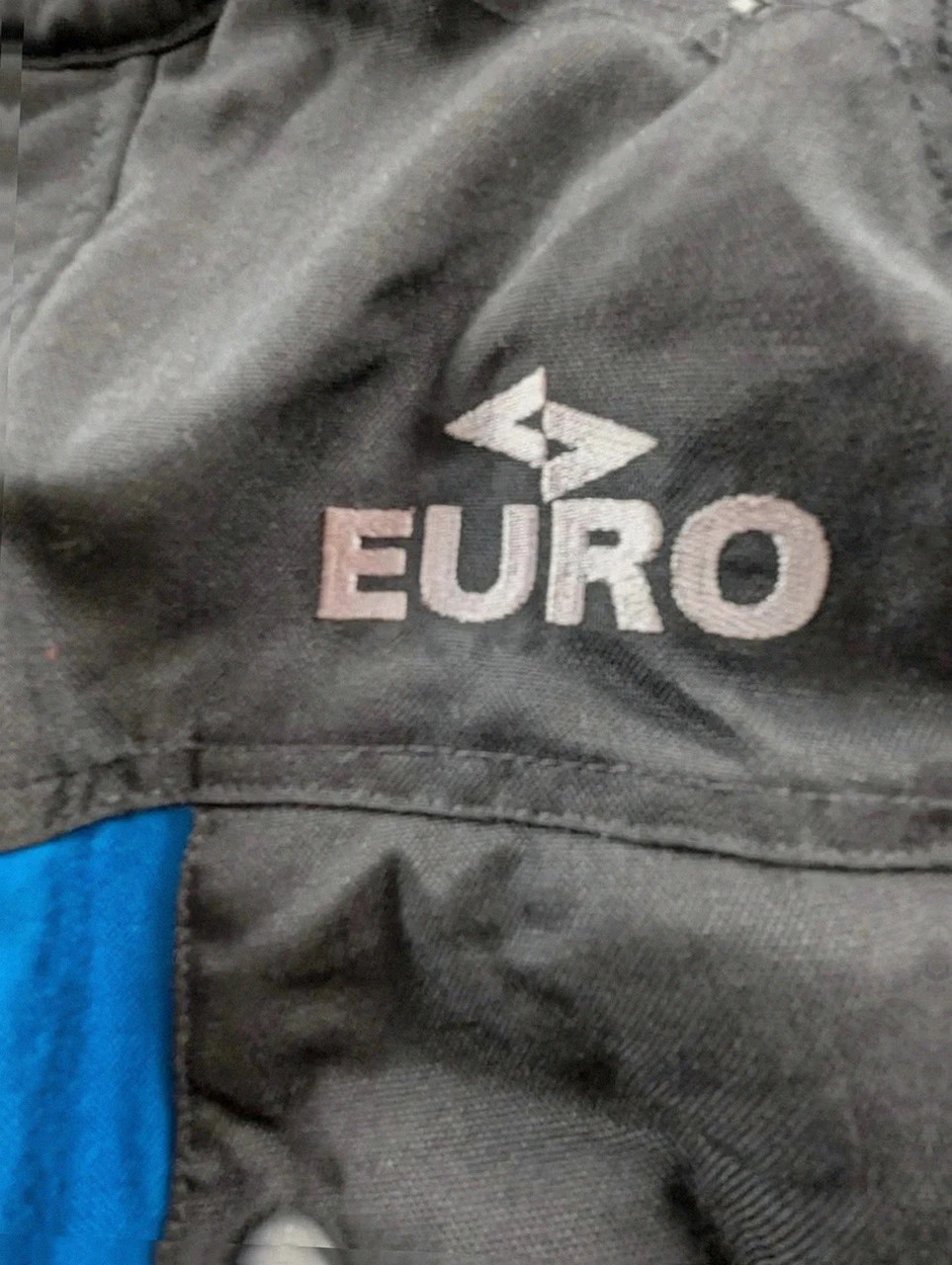 Veste moto eurostyle vintage coques protections teflon touring biker bleu noir taille M – Euro Style – taille M 3