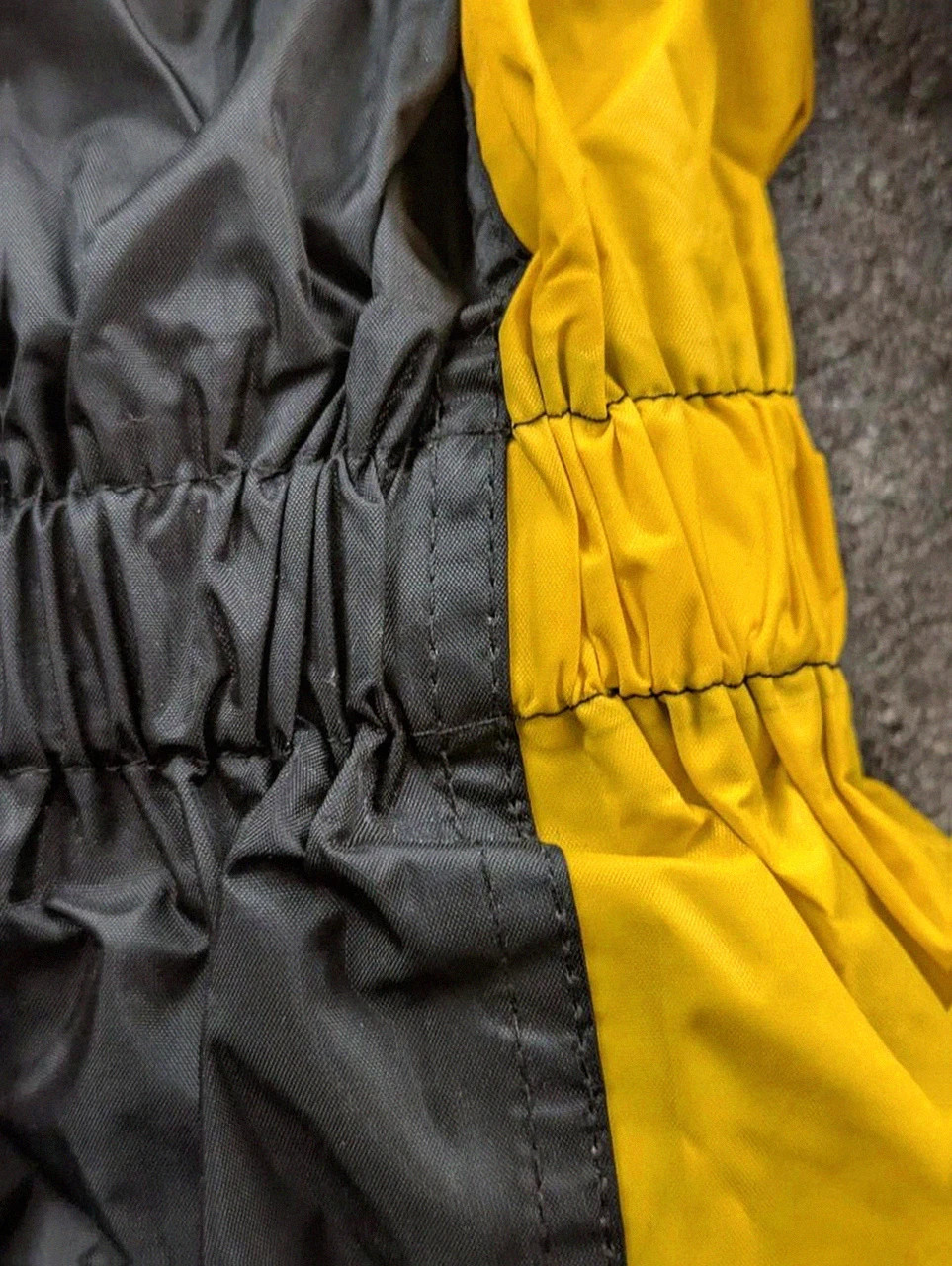 Veste pluie moto Difi noir jaune reflective waterproof biker vintage S – DiFi – taille S 4