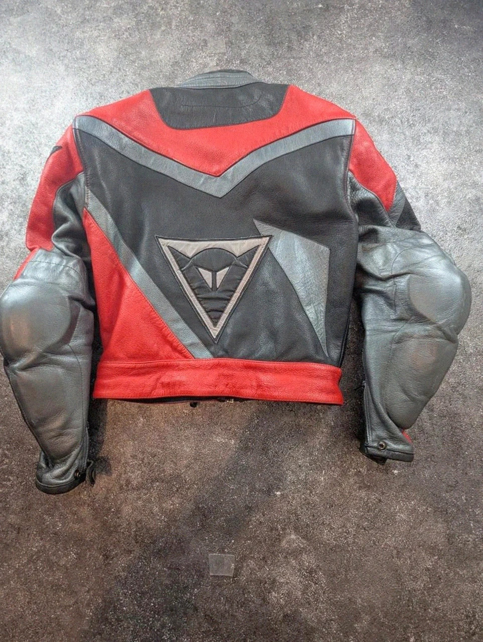 Dainese ensemble cuir moto racing 2 pièces vintage rouge noir taille 44 🇮🇹 mixte – Dainese – taille S 3