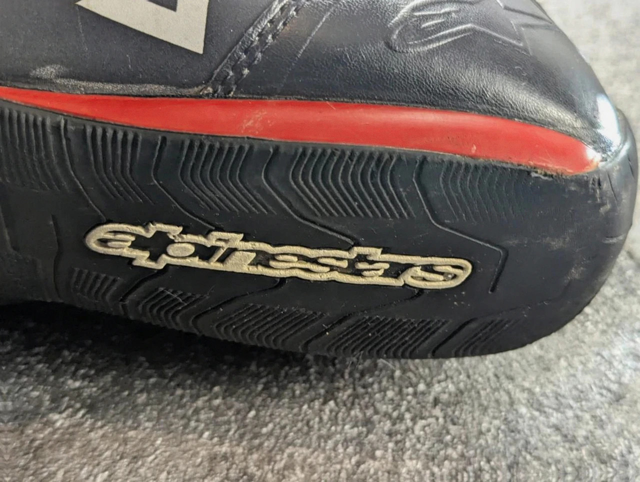 Bottes moto Alpinestars S-MX Plus Racing Piste Sport 2015 noir blanc rouge – 45,5 – Alpinestars – taille 45,5 5