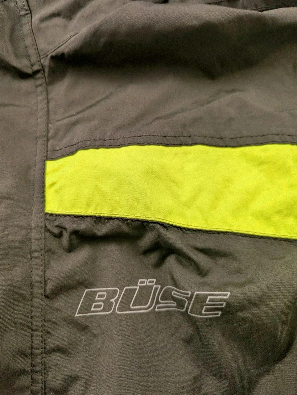 Veste coupe vent moto Büse imperméable noir jaune fluo reflective M50 vintage – Büse – taille M 4