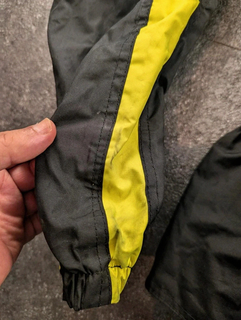 Veste coupe vent moto Büse imperméable noir jaune fluo reflective M50 vintage – Büse – taille M 5
