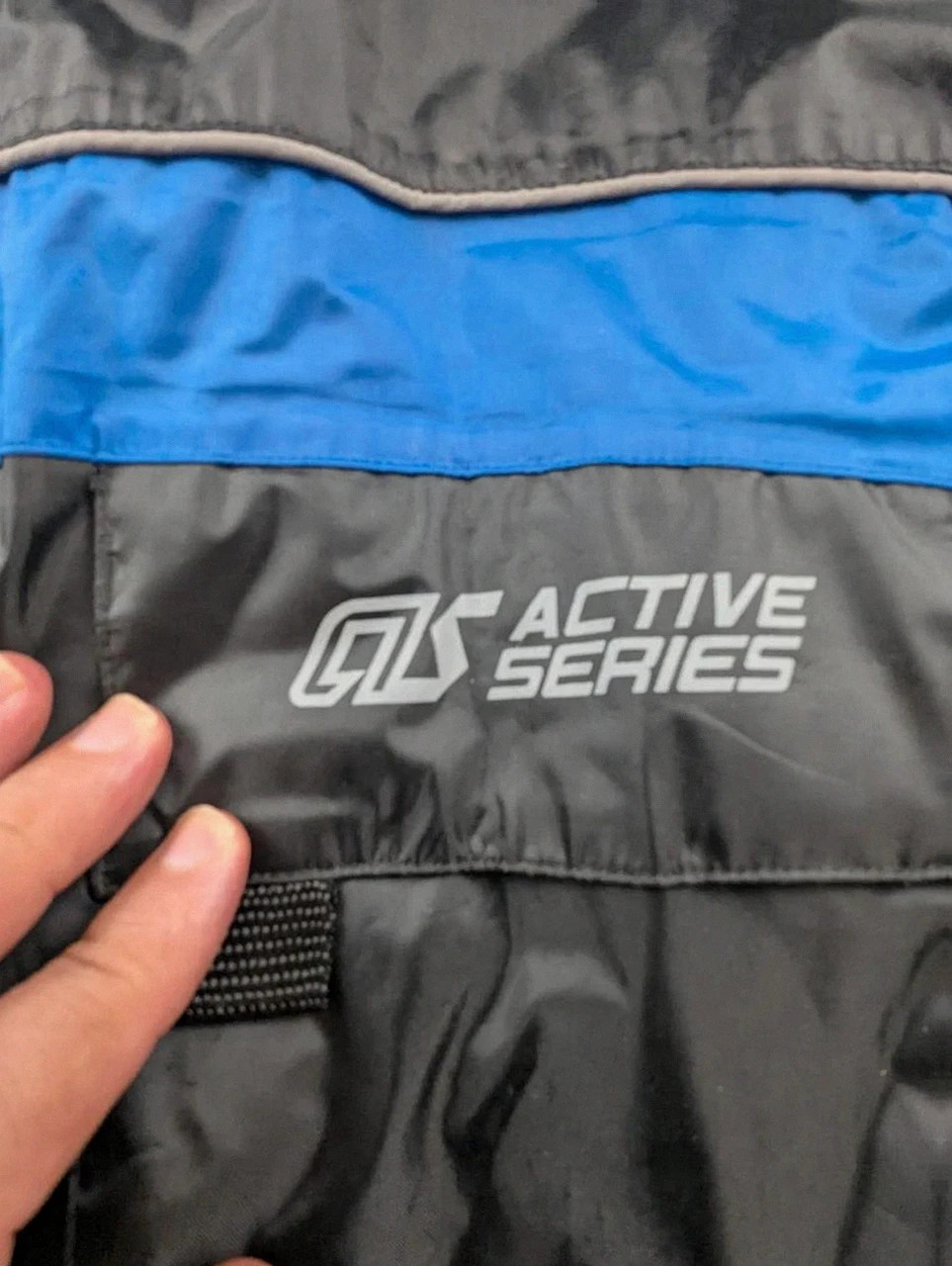 Veste moto pluie Crane Sports Active Wear noir bleu waterproof biker vintage L Xl 52/54 – Crane Sports – taille L 4