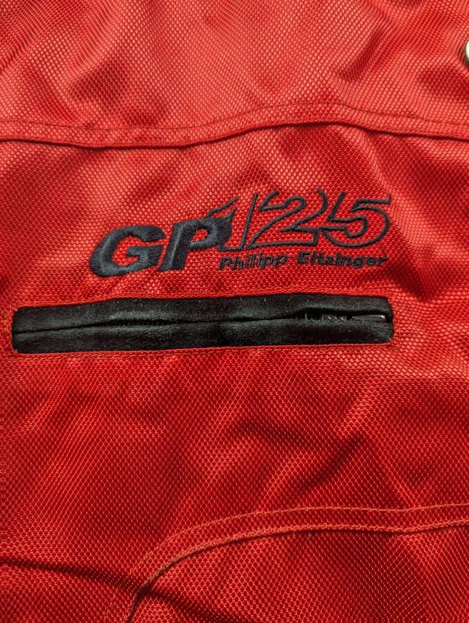 Veste moto Wintex Racing GP125 rouge noire daim protections biker Y2K 56 vintage dressing – Vintage Dressing – taille XL 4