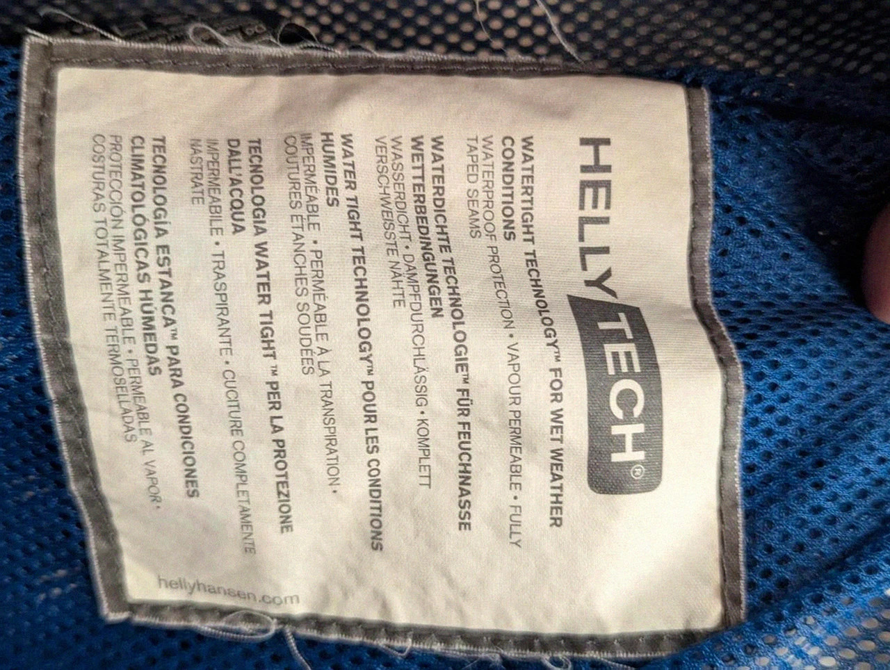 Helly Hansen Helly Tech Packable veste technique imperméable outdoor vintage S – Helly Hansen – taille S 5