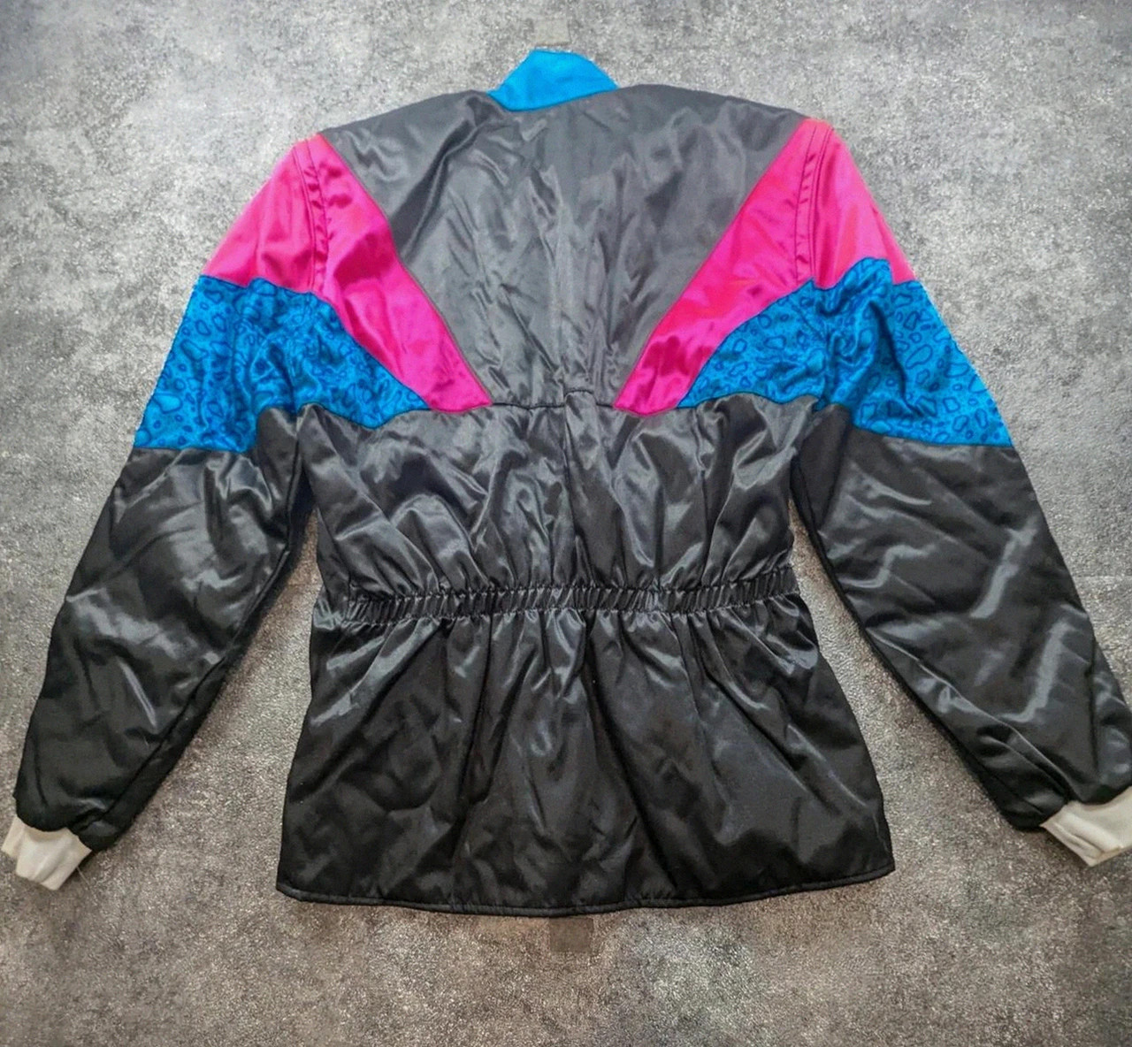 Lindstrands veste technique vintage Made in Finland 80s 90s Crazy Colorblock T50 moto – Vintage Dressing – taille L / 40 / 12 3