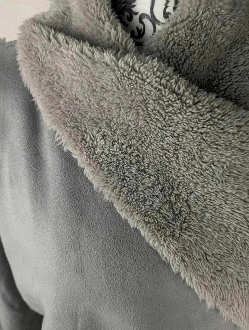 Manteau hivernal Laura di Sarpi très chaud doublé polaire gris pilou pilou – femme – Laura di Sarpi – taille L / 40 / 12 2