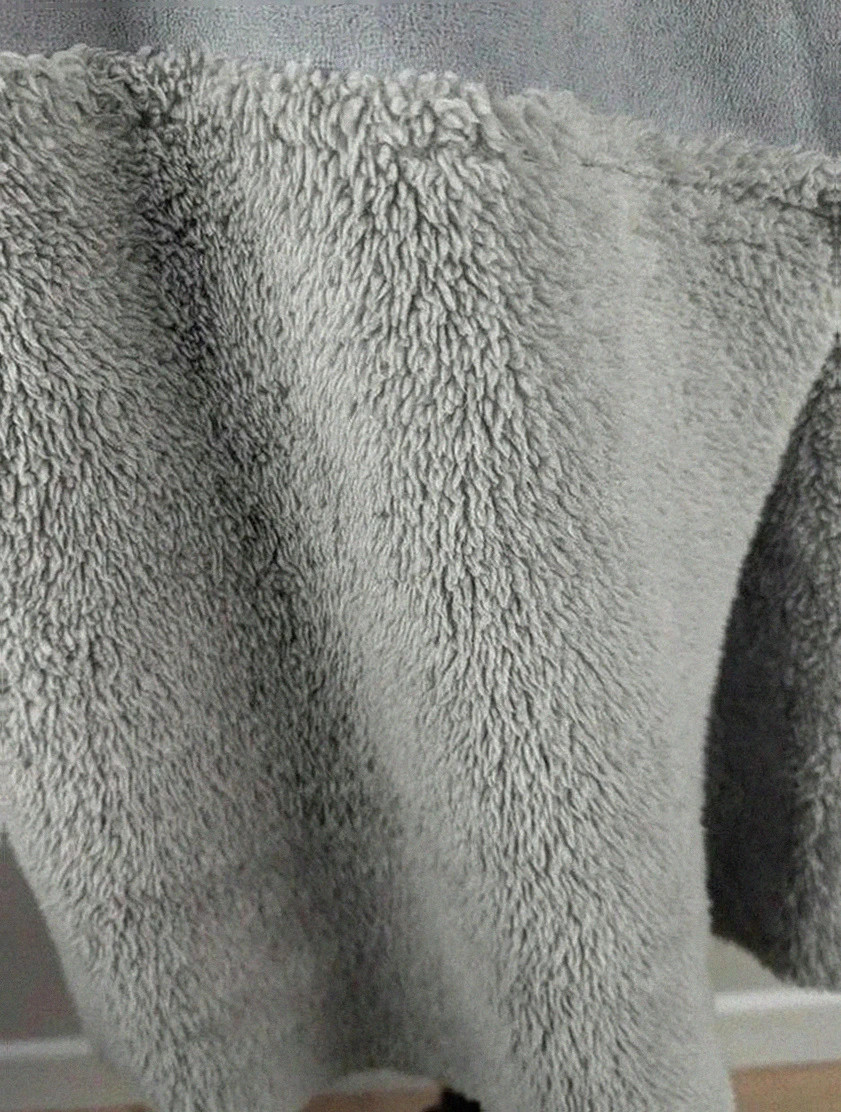 Manteau hivernal Laura di Sarpi très chaud doublé polaire gris pilou pilou – femme – Laura di Sarpi – taille L / 40 / 12 3