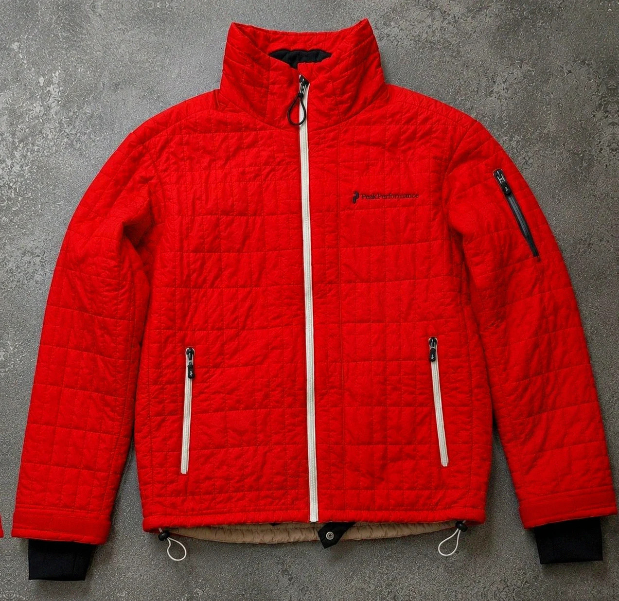 Veste Peak Performance M Ski Outdoor Technique Matelassée Rouge GorpcoreVeste Peak Performance