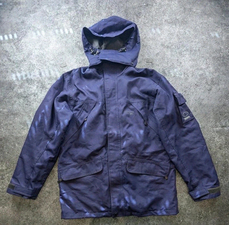 Veste vintage Didriksons Since 1913 S – Outdoor technique Y2K Gorpcore bleu marine – Didriksons – taille S 2