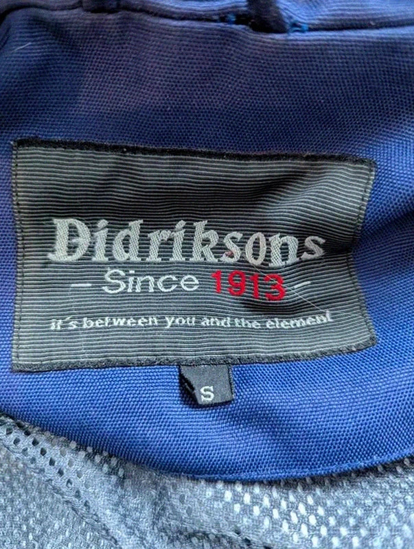 Veste vintage Didriksons Since 1913 S – Outdoor technique Y2K Gorpcore bleu marine – Didriksons – taille S 3
