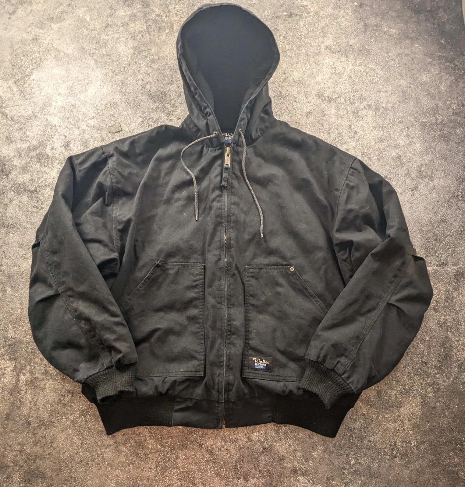 Walls Blizzard Pruf veste workwear 2XL noire style Active Jacket canvas capuche – Walls – taille XXL 2