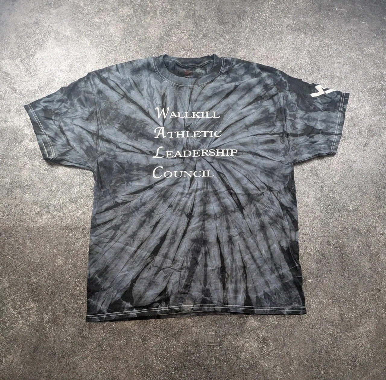 T-shirt noir tie dye streetwear oversized gothic grunge L made in Haiti très bon – Hawk – taille XL 2