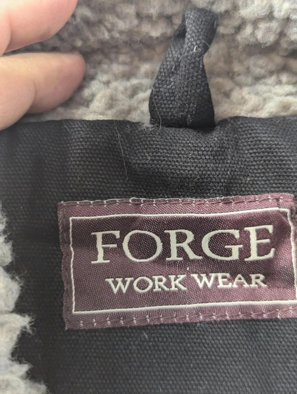 Gilet workwear Forge Work Wear doublé sherpa noir canvas Xxl 2XL vintage utility – Vintage Dressing – taille XXL 4
