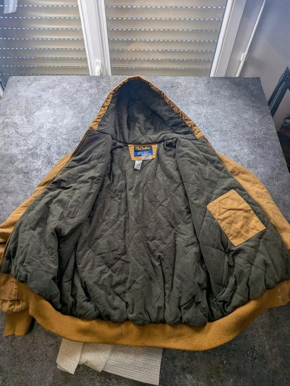 Walls Zero-Zone XXL veste Workwear Canvas Active Jacket Capuche Camel Vintage – Walls – taille XXL 4