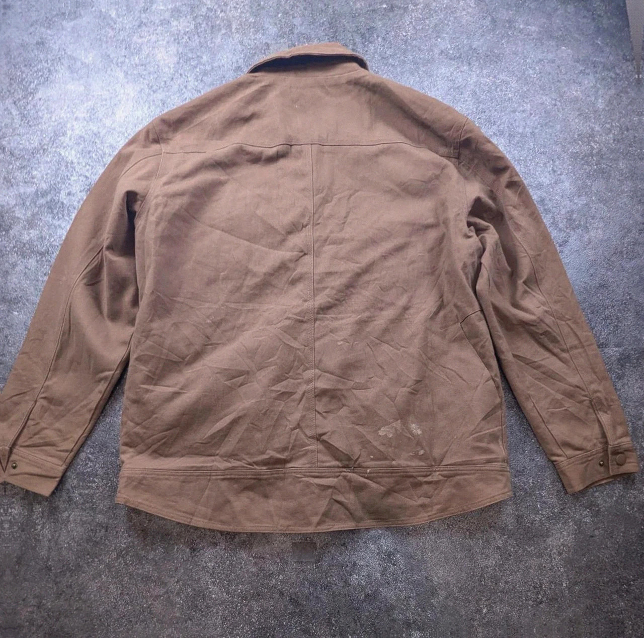 Veste workwear Venado canvas marron Xl chore jacket utility hunting doublée tartan – Vintage Dressing – taille XL 3