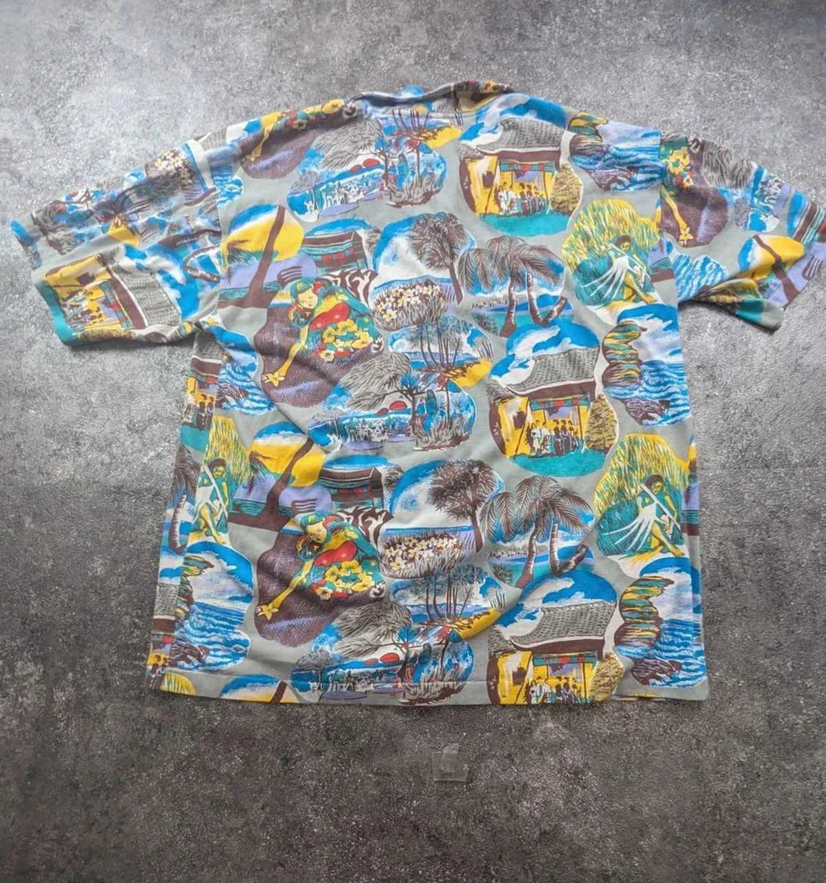 Chemise hawaïenne Beachclub tropical exotique island vintage faded Xl vintage dressing – Vintage Dressing – taille XL 3