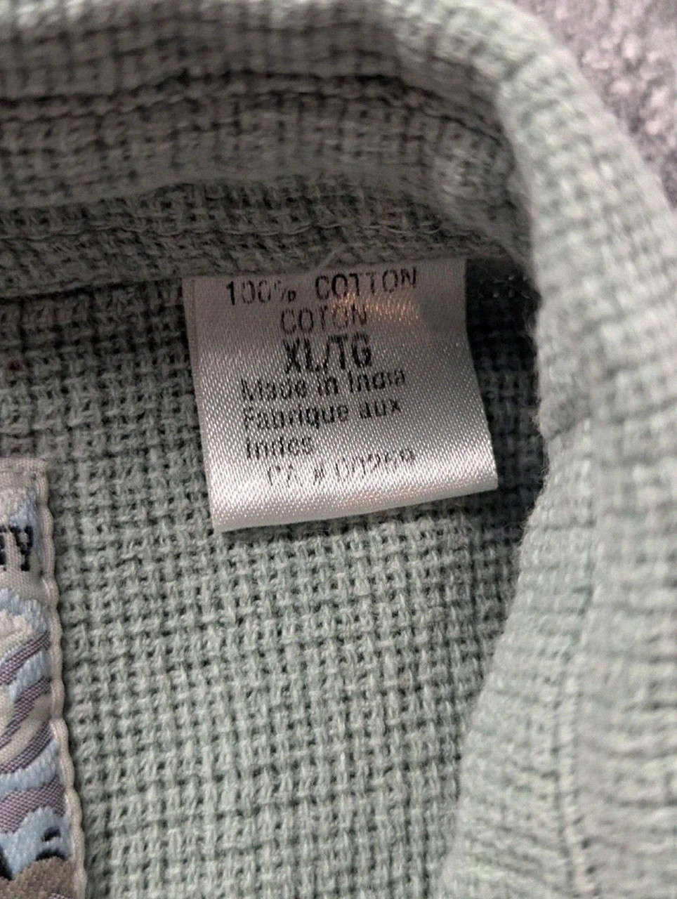 Chemise vintage Forestry Company Xl vert sauge – coton texturé gaufré – outdoor 90s gorpcore – Vintage Dressing – taille XL 5