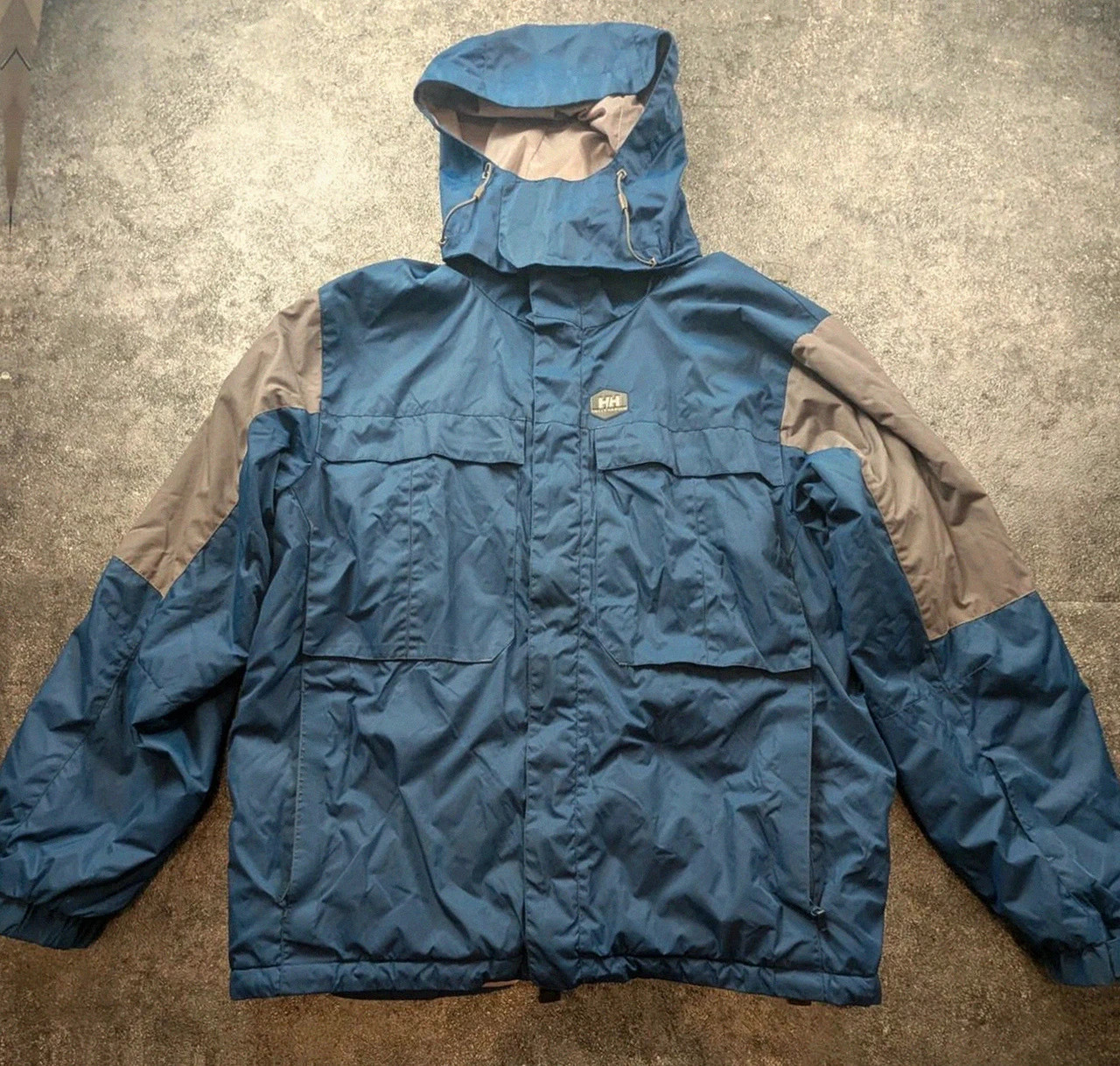 Helly Hansen Veste Technique Imperméable Homme Xl (convient jusqu'à XXL) Bleu Gris Capuche Amovible – Helly Hansen – taille XL 2