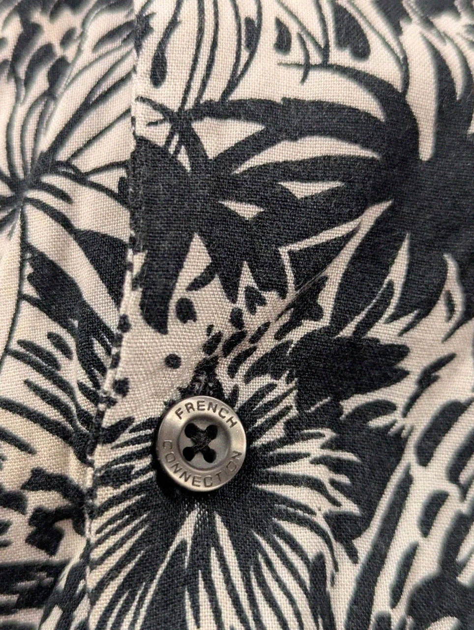 French Connection Chemise Hawaïenne Tropicale 100% Viscose Homme Taille S Resort Vacances – French Connection – taille S 5