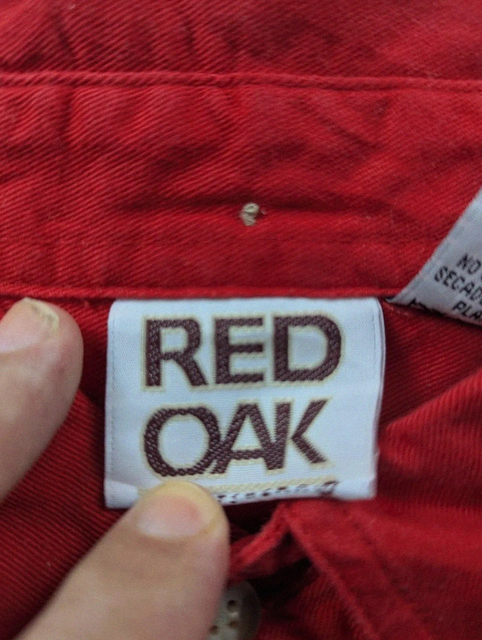Chemise vintage Red Oak Maryland Terrapins Ncaa College Usa Xxl rouge – Red Oak – taille XXL 4