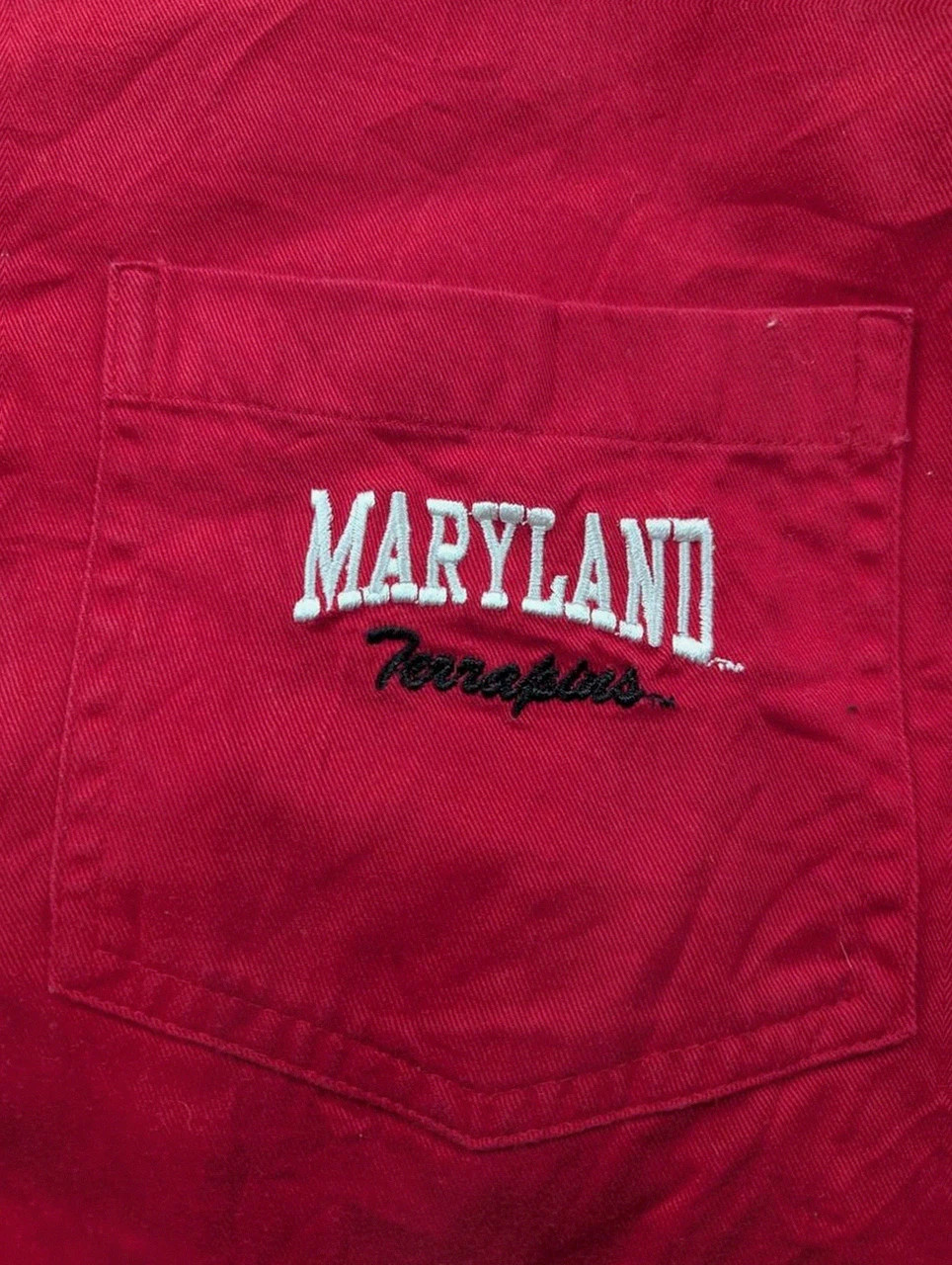 Chemise vintage Red Oak Maryland Terrapins Ncaa College Usa Xxl rouge – Red Oak – taille XXL 5