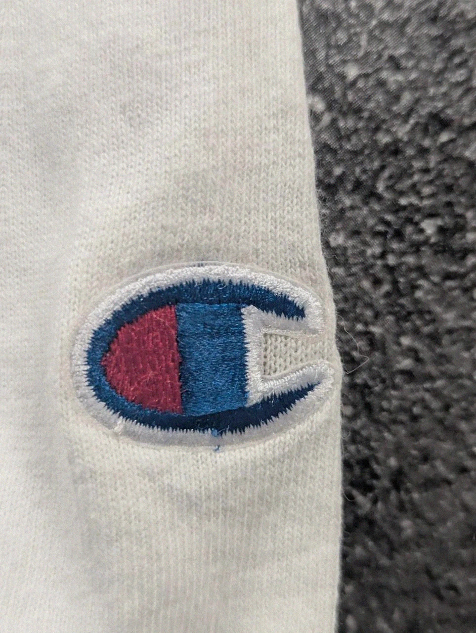 T-shirt manches longues Champion university college baseball Usa Xl blanc bleu jaune – Champion – taille XL 5