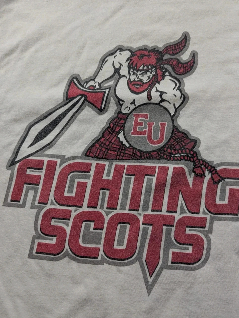 T-shirt Nike fighting Scots Eu college graphique blanc streetwear logo Xl – Nike – taille XL 3