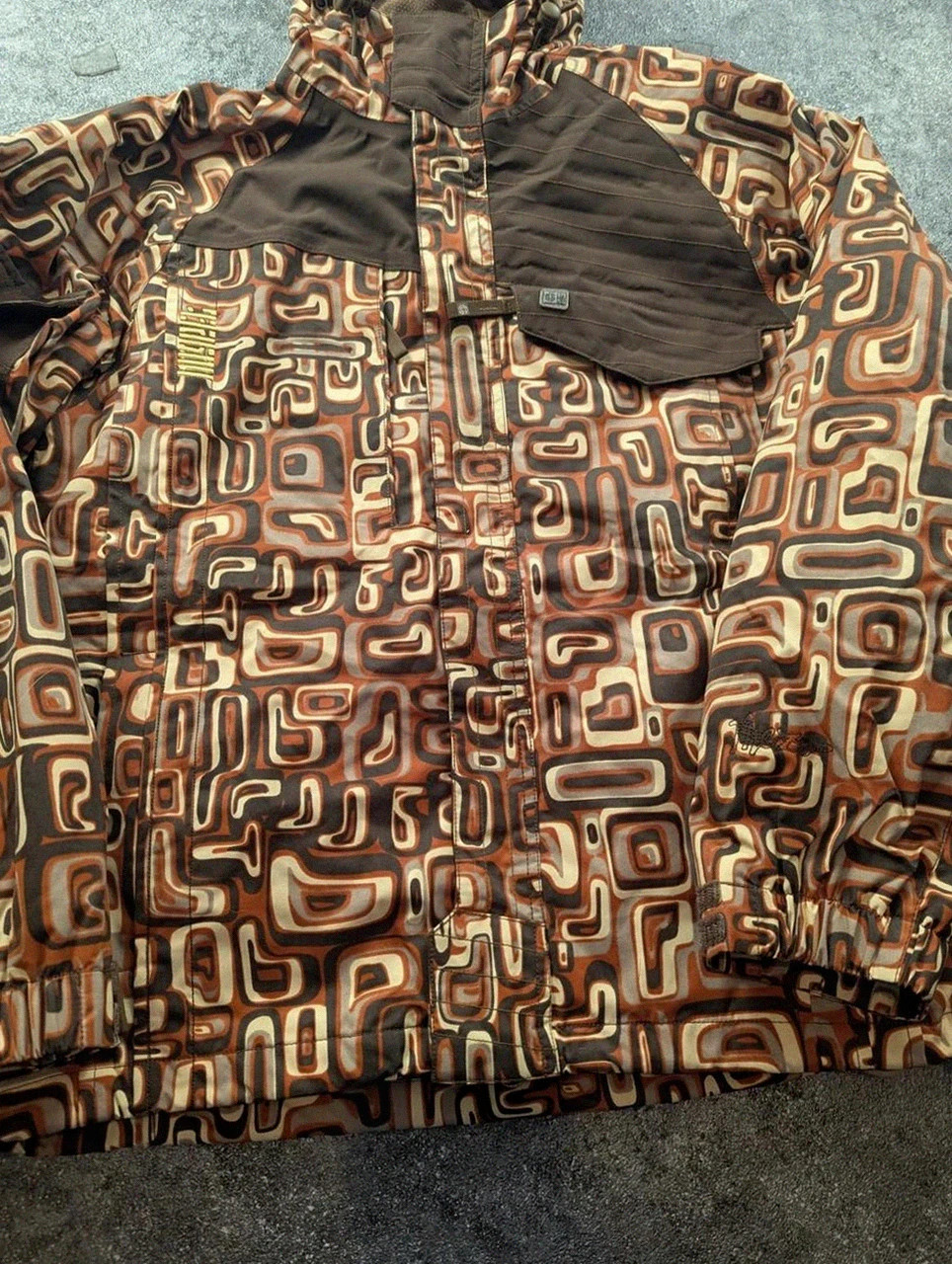 Nugget veste snowboard crazy pattern rétro 10K/10K S/M – pièce exceptionnelle – NUGGET – taille S 3