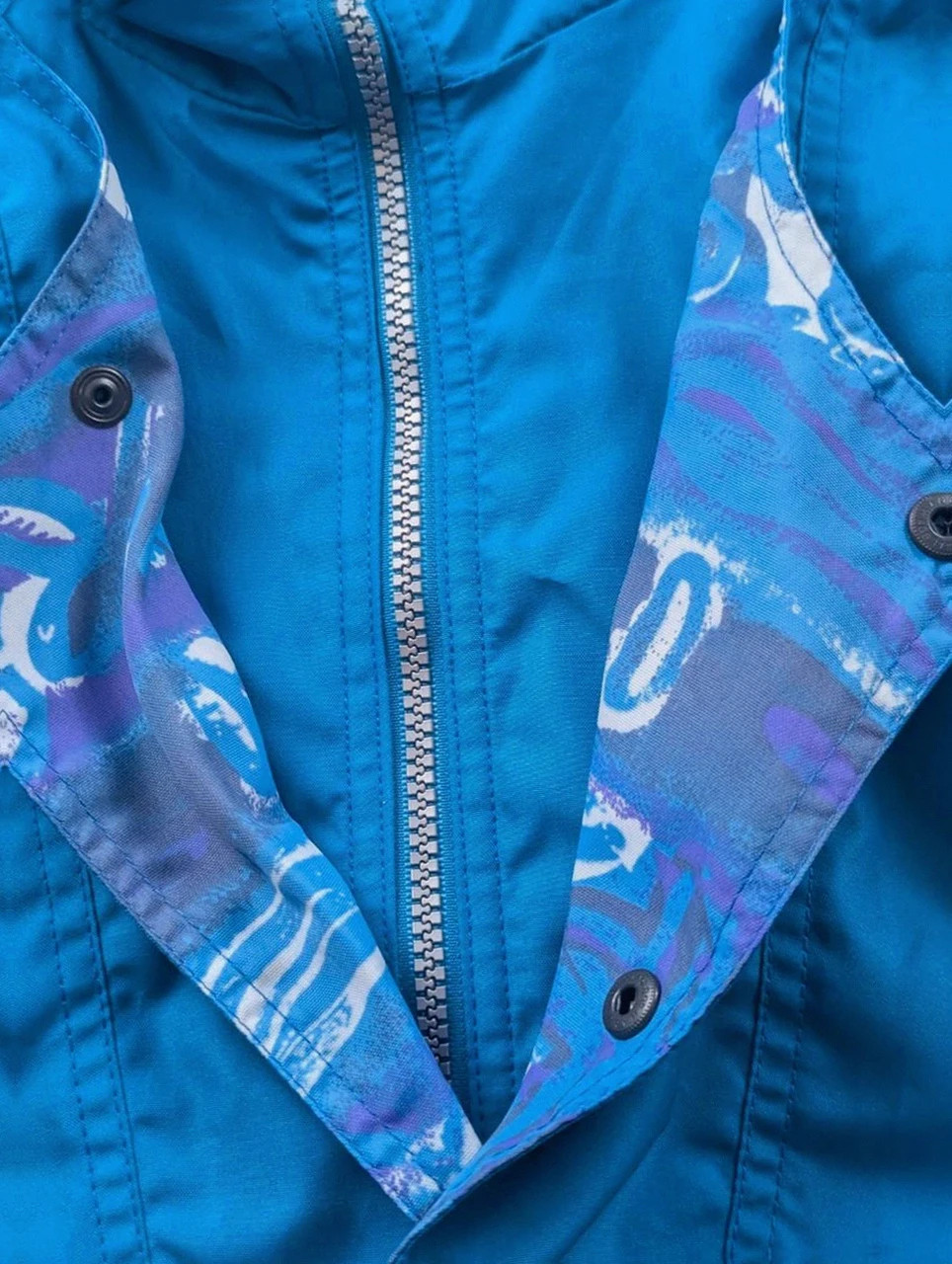 Ensemble ski vintage Montval 80s/90s veste + pantalon rétro bleu violet – Vintage Dressing – taille Taille unique 5