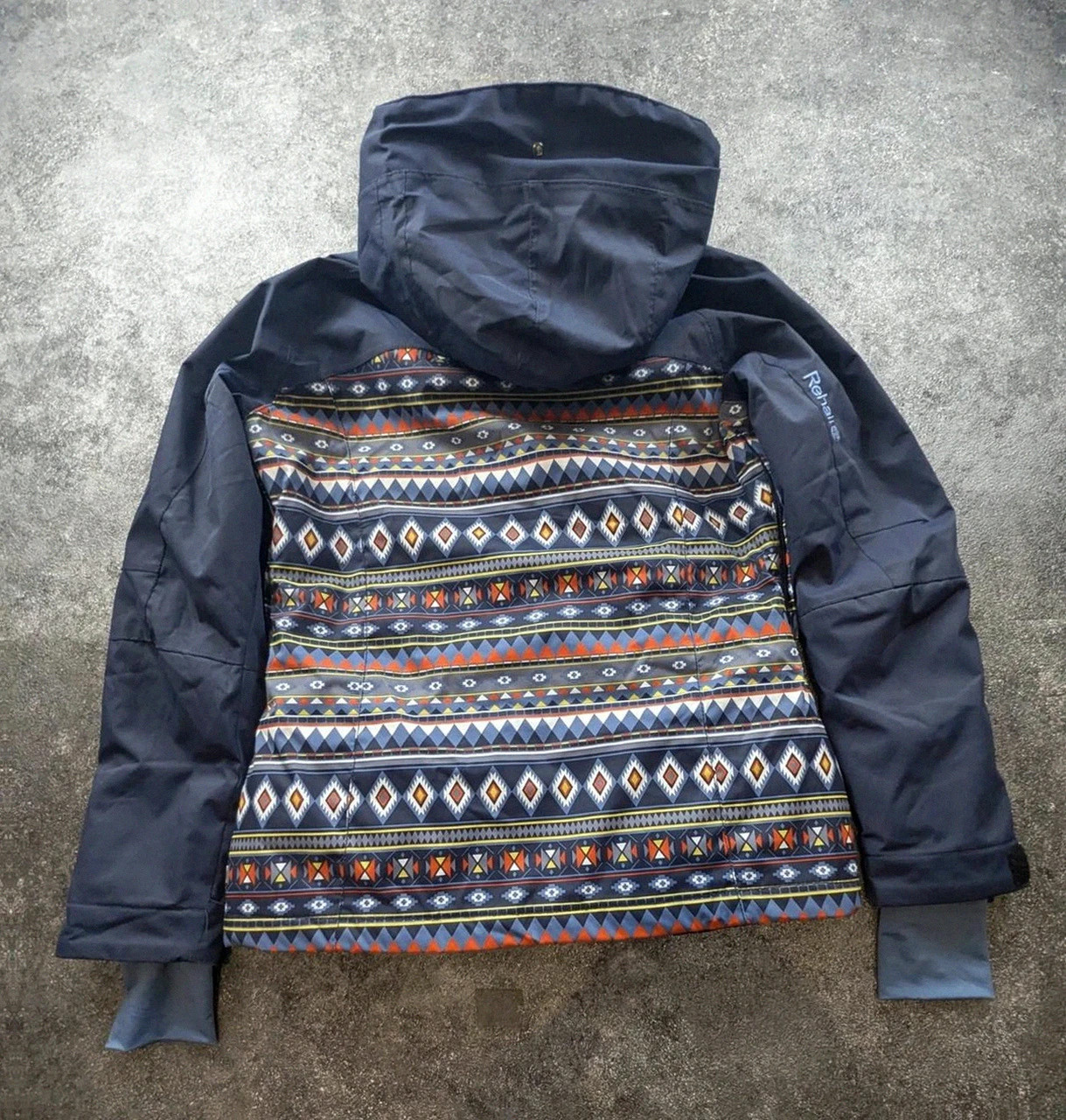 Rehall REH-TEC 10K veste technique outdoor montagne randonnée ski gorpcore M crazy pattern – Rehall – taille M / 38 / 10 3