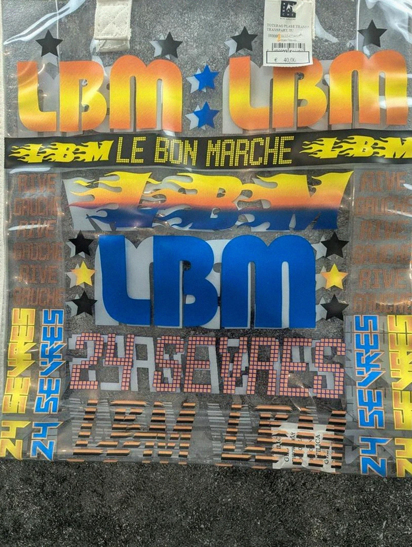 totebag transparent le bon marché paris style y2k streetwear graphique lbm rive gauche 24 sevres – LE BON MARCHÉ 3
