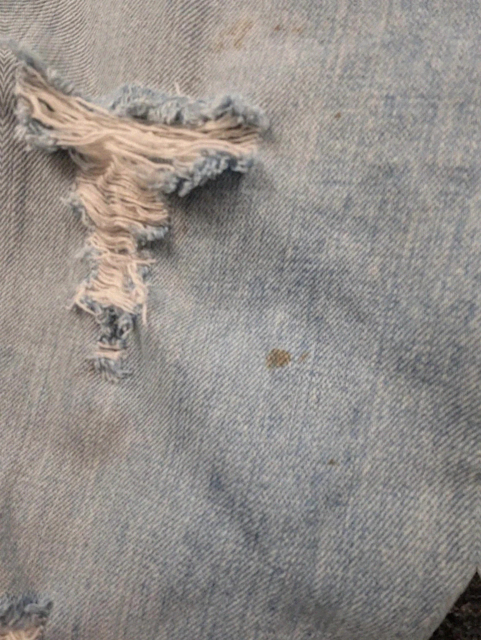 Jean Levi’s 501 W31 L32 denim clair workwear destroy straight fit vintage – Levi's – taille M / 38 / 10 5