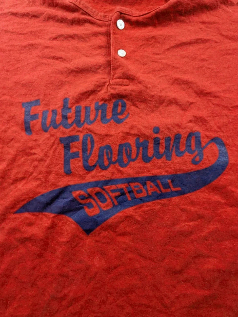 Vintage Henley Baseball Softball Eagle Usa Single Stitch Made in Usa Rouge Xxl Oversize – Eagle – taille XXL 5