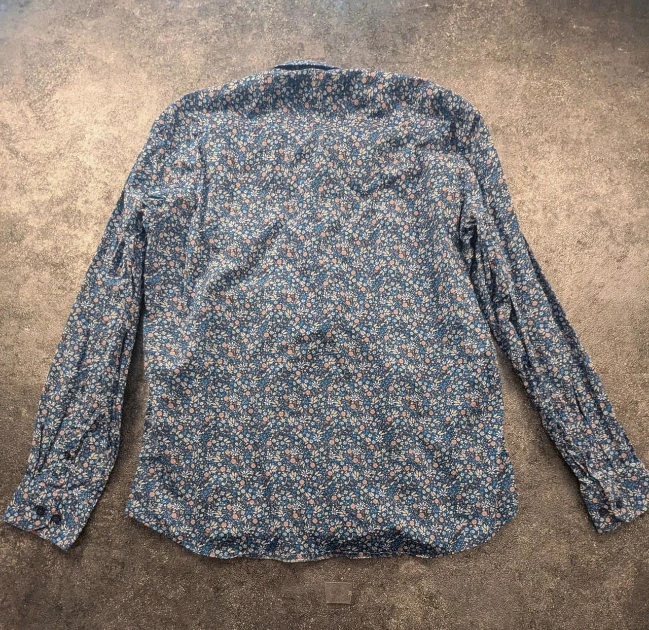 Chemise Cambérabero rugby style fleurs liberty Xxl 🌺 – Cambérabéro – taille XXL 3