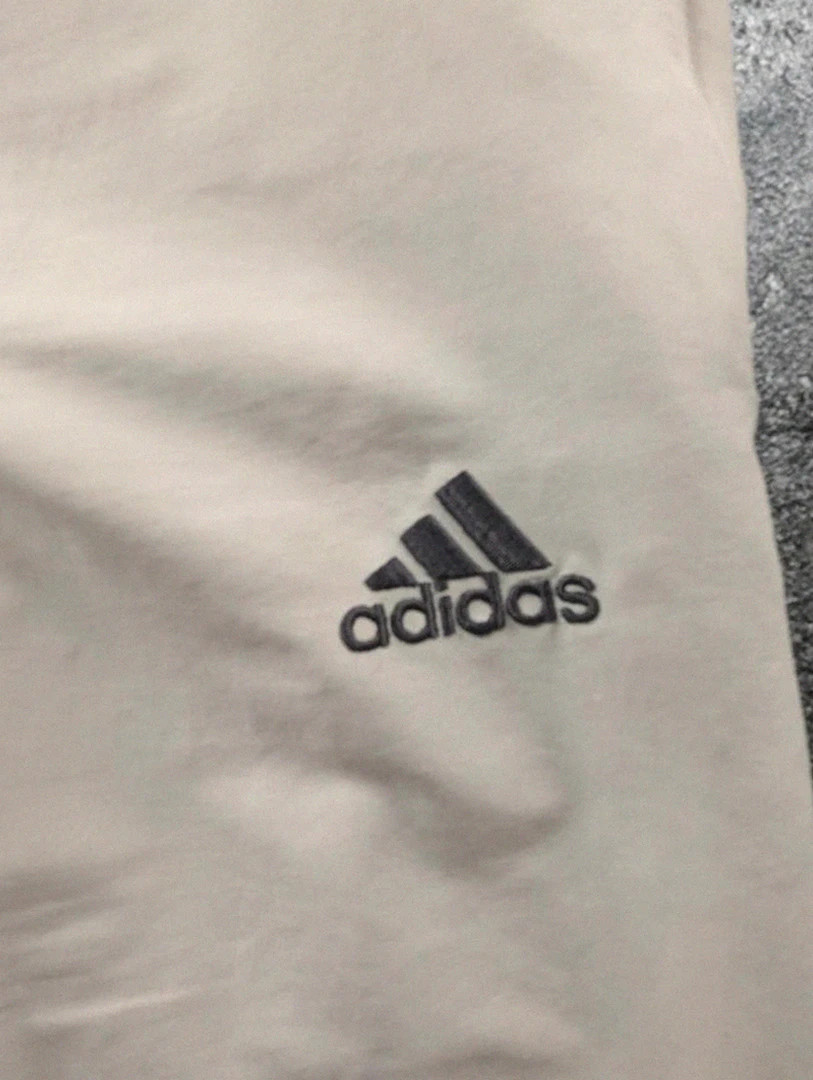Pantalon adidas beige crème track pants jogging techwear minimaliste M/L rétro vintage Y2K – adidas – taille L 3