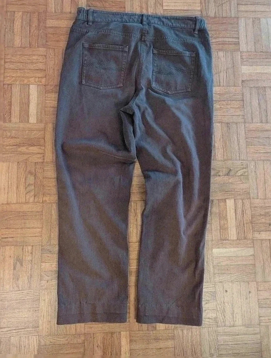Élégant Pantalon Saint James taupe – coupe droite casual chic 38 – Saint James – taille M / 38 / 10 2