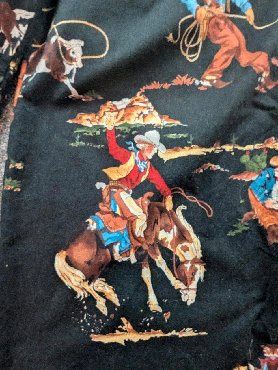 Chemise Western LoneRags by Roper Vintage Made in Usa Cowboy Ranch Rodeo L Oversize – Vintage Dressing – taille L 3