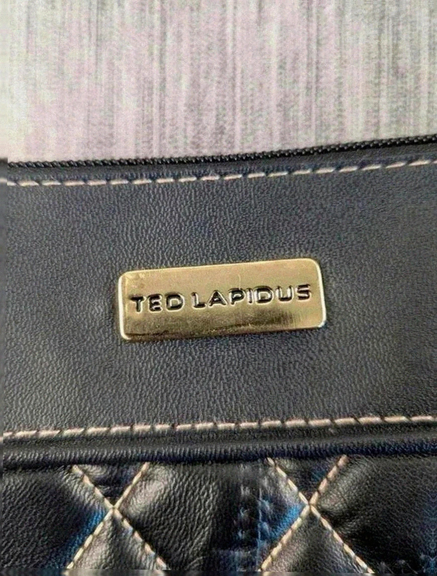Sac bandoulière Ted Lapidus noir effet matelassé – style Y2K – Ted Lapidus 3