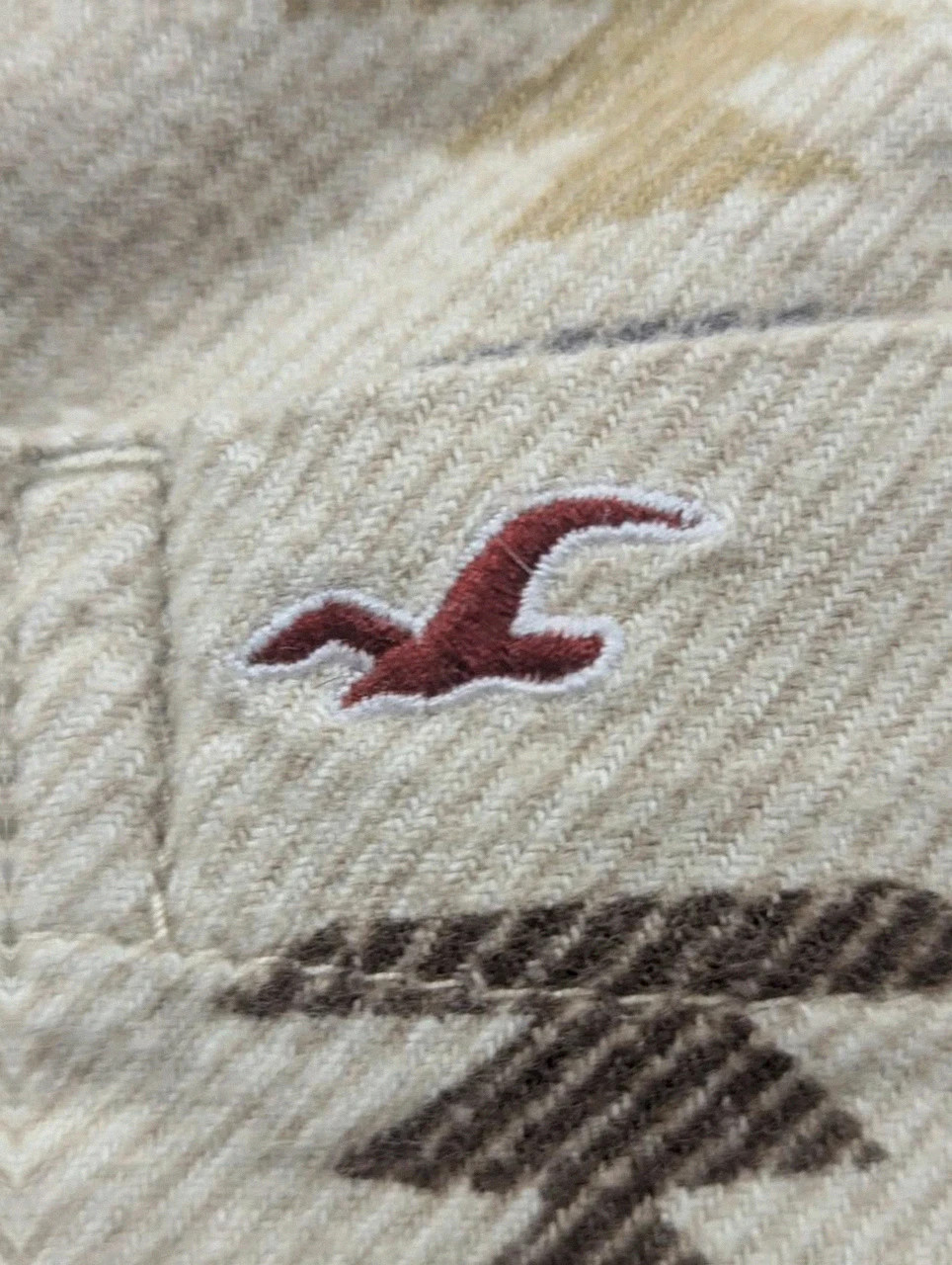Chemise Hollister California Pacific Merchants 1922 Southwestern Aztec Western 100% coton – S – Hollister – taille S 3