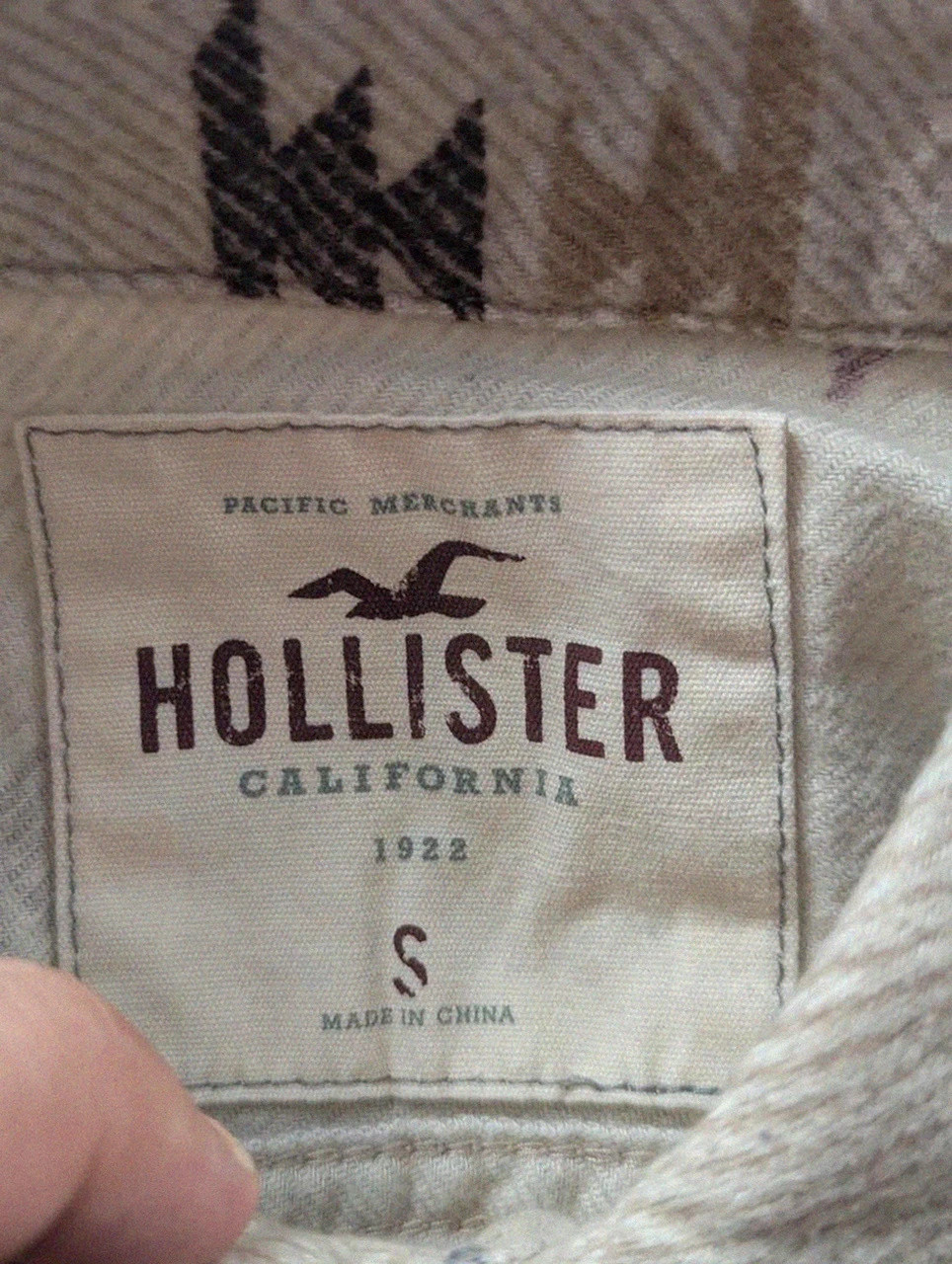 Chemise Hollister California Pacific Merchants 1922 Southwestern Aztec Western 100% coton – S – Hollister – taille S 5