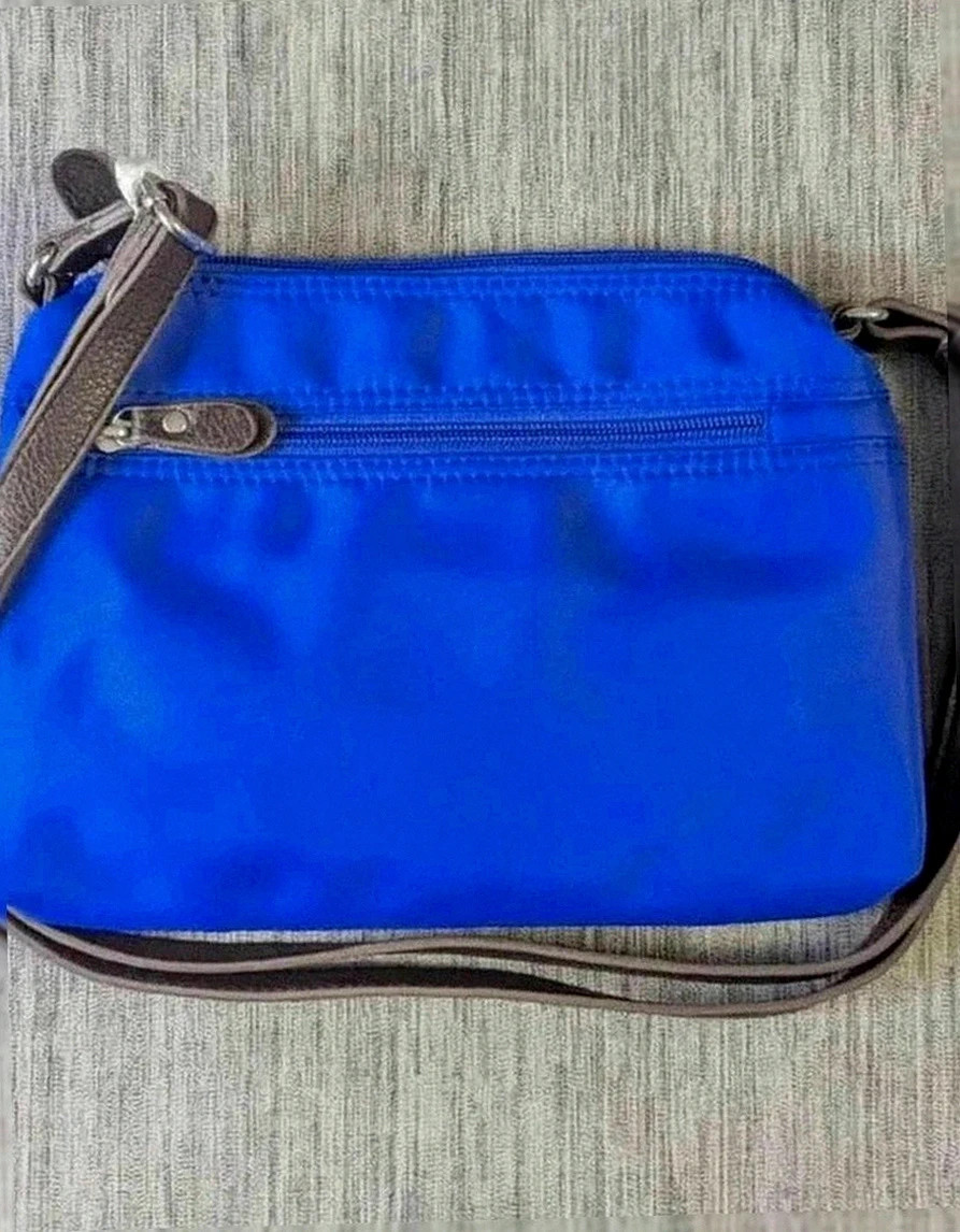 Sac bandoulière Arthur & Aston bleu et marron – avec certificat – Arthur & Aston 2