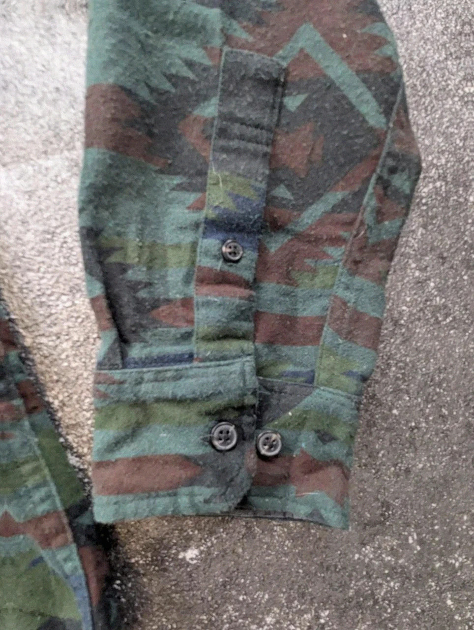Chemise Mbx Premium Goods Aztec Southwestern Western Outdoor – Homme L – Vintage Dressing – taille L 5