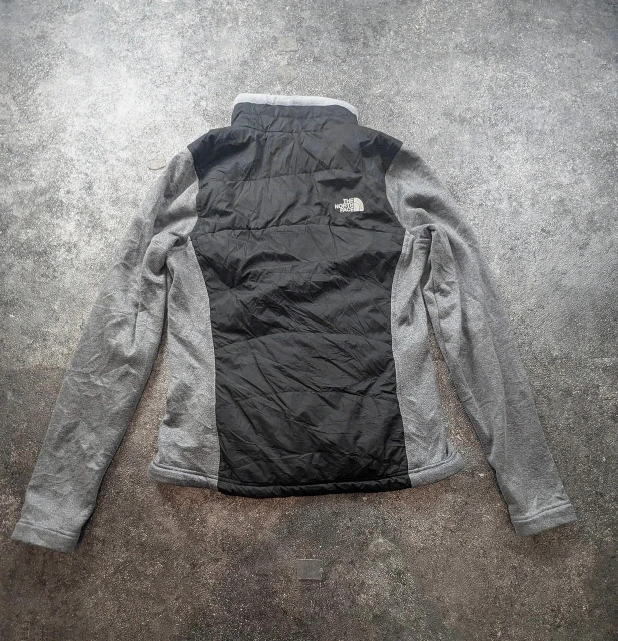 The North Face Veste Polaire Hybride Femme S Noir Gris Matelassée Outdoor Randonnée Trekking – The North Face – taille S / 36 / 8 4