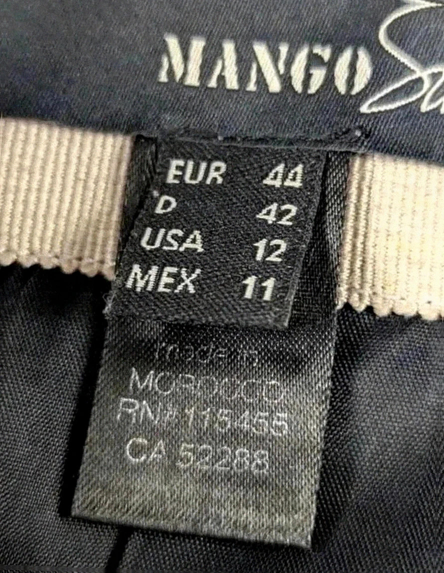 Veste de tailleur Mango Suit noire – Taille 44 (L) – Mango – taille L / 40 / 12 3