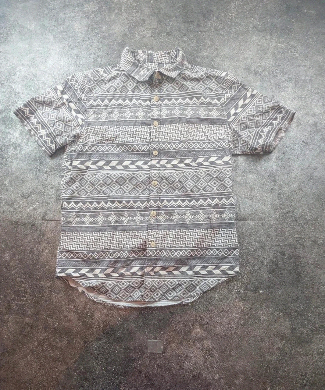 Chemise No Boundaries Homme Aztèque Tribal Ethnique Festival Vintage Coton Stretch Taille S – Vintage Dressing – taille S 2