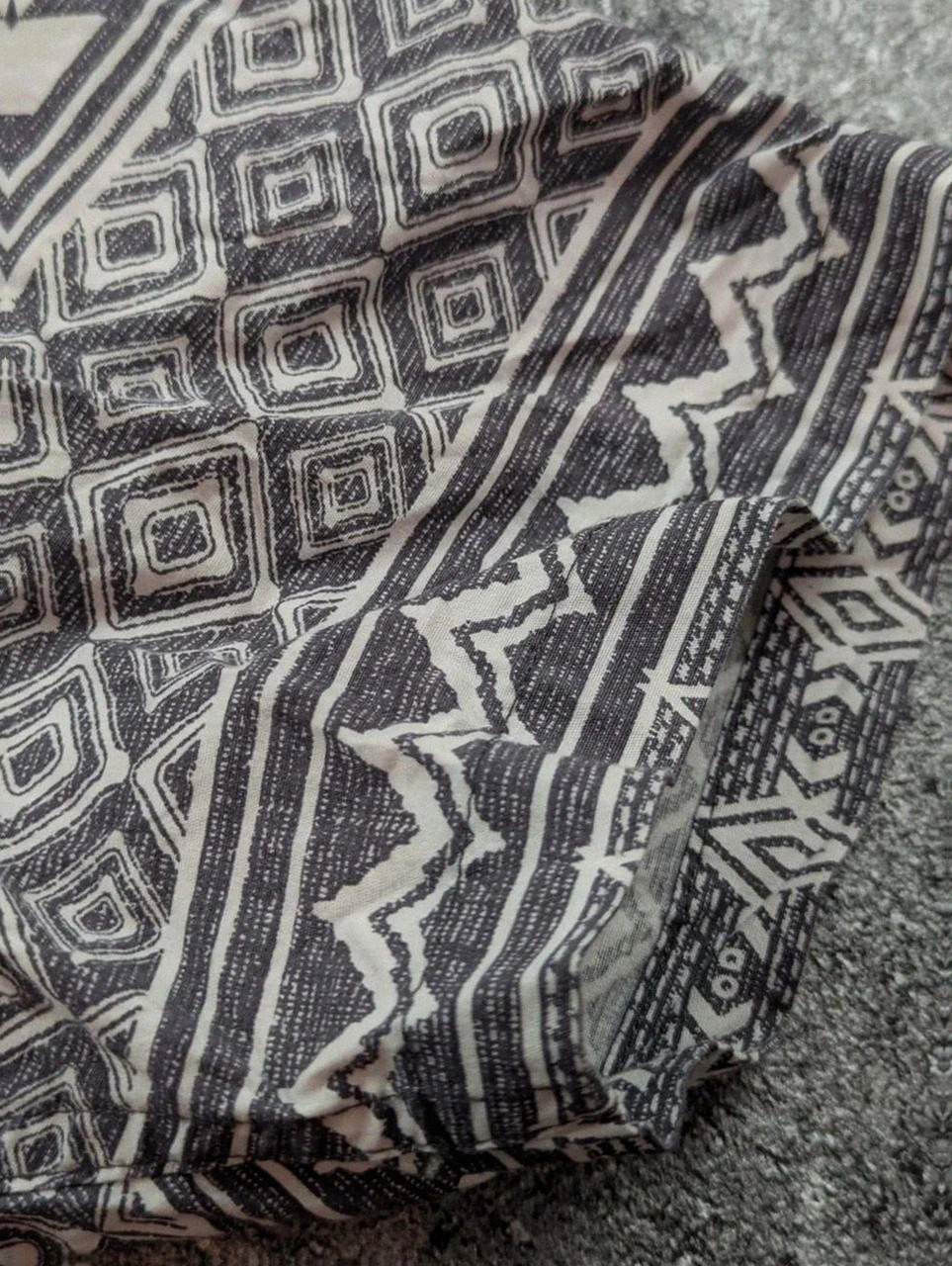 Chemise No Boundaries Homme Aztèque Tribal Ethnique Festival Vintage Coton Stretch Taille S – Vintage Dressing – taille S 5