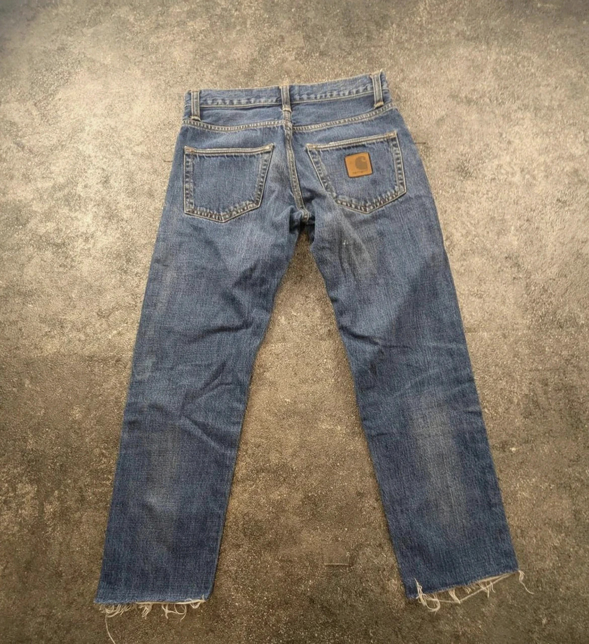 Jean Carhartt Wip Klondike Pant denim brut straight fit coupe droite W27 L32 – Carhartt – taille XS 2