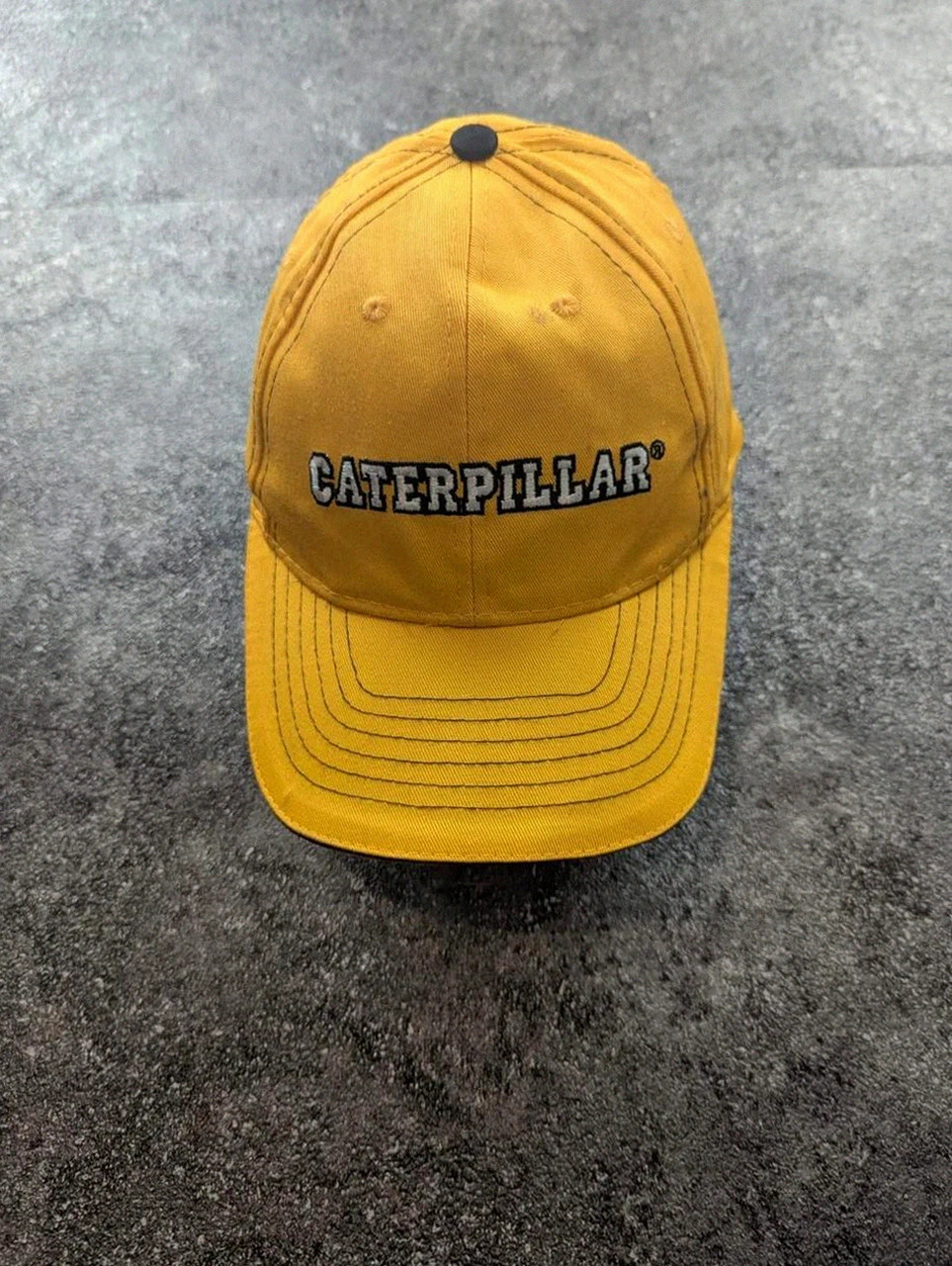 Casquette Caterpillar Cat jaune brodée ajustable workwear streetwear réglable – Caterpillar – taille Taille unique 2