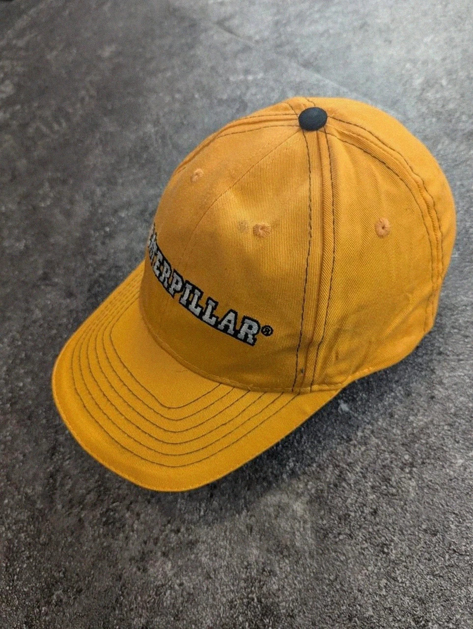 Casquette Caterpillar Cat jaune brodée ajustable workwear streetwear réglable – Caterpillar – taille Taille unique 4